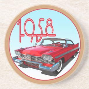 1958 Belvedere Sport Coupé Zandsteen Onderzetter