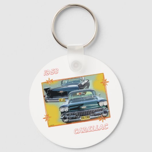 1958 CADILLAC 3 SLEUTELHANGER (Voorkant)