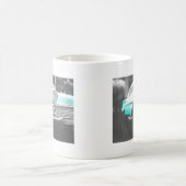 1958 chevy impala felblauw klassieke auto koffiemok (Center)