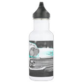 1958 chevy impala felblauw klassieke auto waterfles  (Rechts)