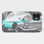 1958 chevy impala helderblauwe klassieker Case-Mate iPhone case (Achterkant (horizontaal))