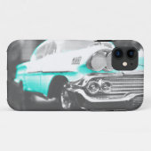 1958 chevy impala helderblauwe klassieker Case-Mate iPhone case (Achterkant (horizontaal))