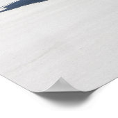 1958 corvette racewagen op de zout flats poster (Hoek)