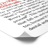 1958 Dr. West tandpasta Poster (Hoek)