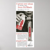1958 Dr. West tandpasta Poster (Voorkant)
