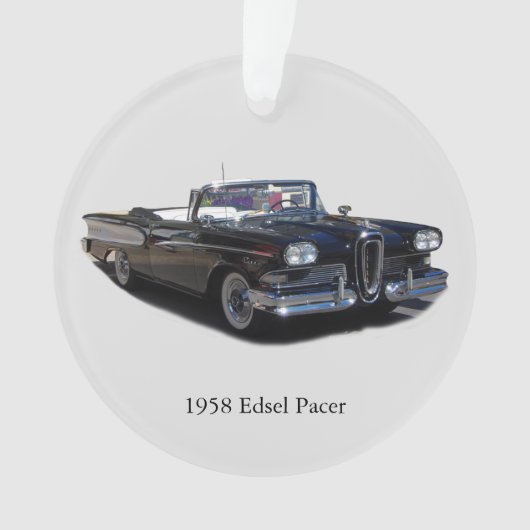 1958 Edsel Pacer acrylornament Ornament (voorkant)
