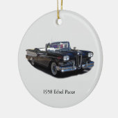 1958 Edsel Pacer-versiering Keramisch Ornament (Links)