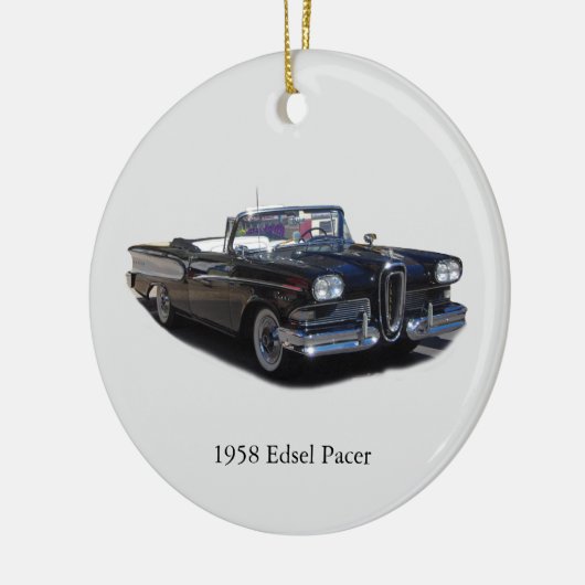 1958 Edsel Pacer-versiering Keramisch Ornament (Links)
