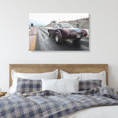 1958 Gasser Corvette Canvas Afdruk (Insitu (Slaapkamer))
