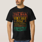 1958 Happy Bday Gifts, Man Myth Legend 195 T-shirt (Voorkant)