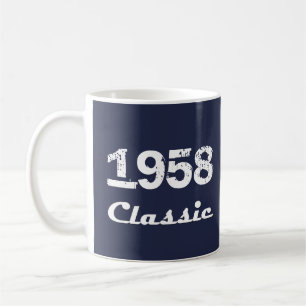 1958 Klassieke 60e verjaardagsviering Koffiemok