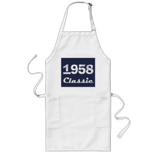 1958 Klassieke 60e verjaardagsviering Lang Schort
