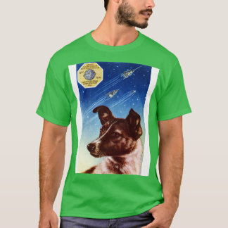 1958 Laika eerste hond in de ruimte T-shirt