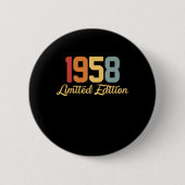 1958 Limited Edition Ronde Button 5,7 Cm (Voorkant)