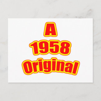 1958 Origineel rood Briefkaart