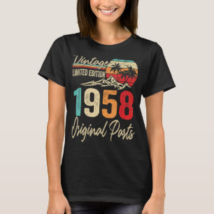 1958 Originele Delen 64e verjaardag T-shirt
