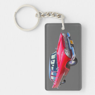 1958 Plymouth Savoy Classic Antiek Car Sleutelhanger