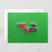 1958 Plymouth V8 Briefkaart (Voorkant / Achterkant)