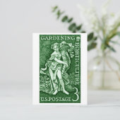 1958 Tuinbouw + Tuinbouwstempel Briefkaart (Staand voorkant)