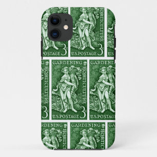 1958 Tuinieren + Tuinbouw Stempel iPhone 11 Hoesje