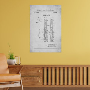 1958 US Patent 2844902 - Vulpen Pistol Poster