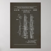 1958 US Patent 2844902 - Vulpen Pistol Poster (Voorkant)