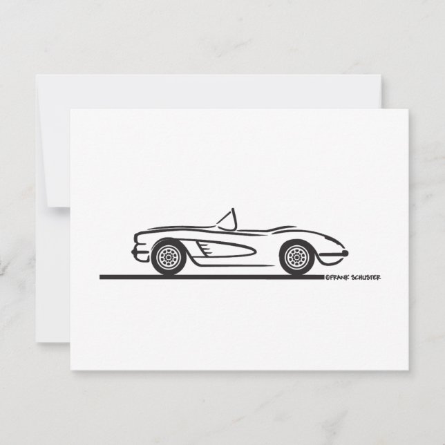 1959 1960 Chevrolet Corvette (Voorkant)