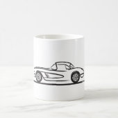 1959 1960 Chevrolet Corvette Hardtop Koffiemok (Center)