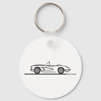 1959 1960 Chevrolet Corvette Sleutelhanger