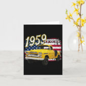 1959 59 Apache Truck 4th of July Amerikaans Kaart (Gele Bloem)
