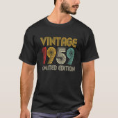  1959 63 jaar oude 63e verjaardag t-shirt (Voorkant)