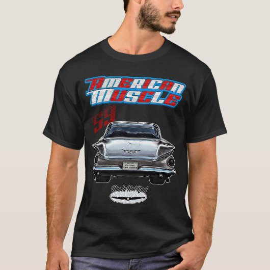 1959,Bel Invicta,Electra,Rockabilly,roestvrijauto, T-shirt (Voorkant)