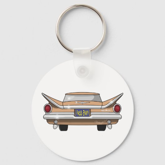 1959 Buick Electra Passie Jaloezie Sleutelhanger (Voorkant)