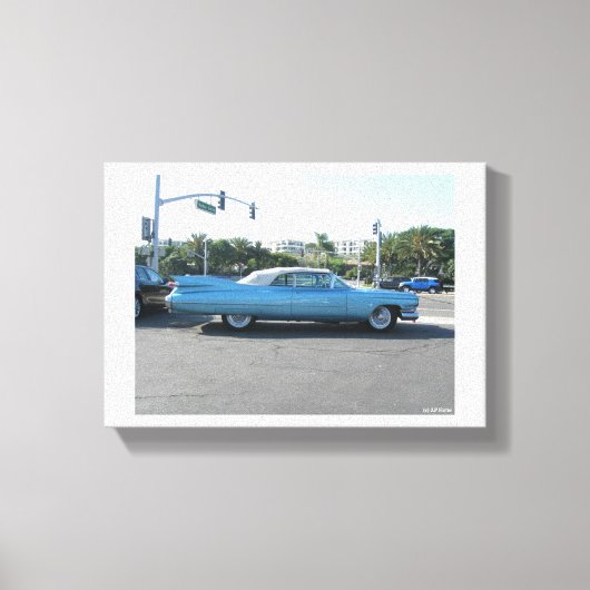 1959 Cadillac Canvas Afdruk (Voorkant)