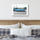 1959 Cadillac Canvas Afdruk (Insitu (Slaapkamer))
