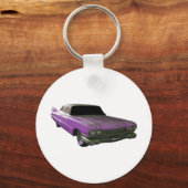1959 Cadillac paars Sleutelhanger (Voorkant)
