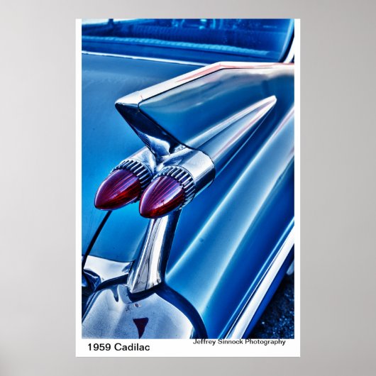 1959 Cadillac Poster (Voorkant)