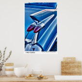 1959 Cadillac Poster (Keuken)
