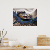 1959 Chevy Impala, junkyard Car, klassieke car, ar Poster (Keuken)