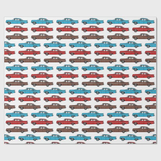 1959 Chevy Impala klassiek ontwerp van auto's Cadeaupapier (Vlak)