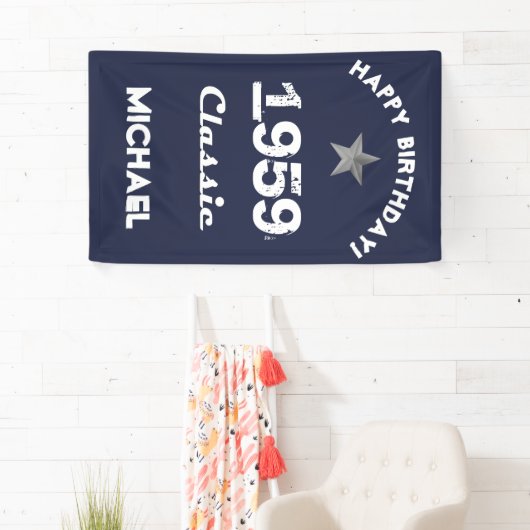 1959 Classic 60e verjaardag viering Spandoek (Insitu)
