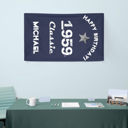 1959 Classic 60e verjaardag viering Spandoek (Beurs)