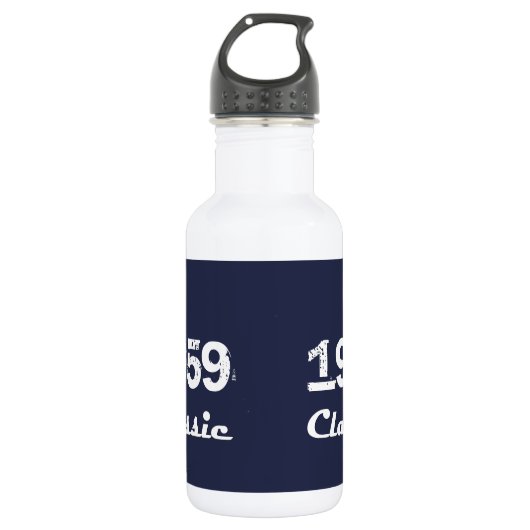 1959 Classic 60e verjaardag viering Waterfles (Voorkant)