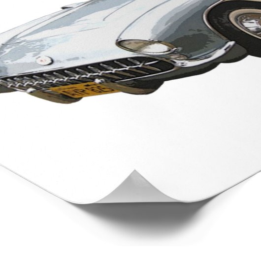 1959 Corvette cabriolet Poster (Hoek)