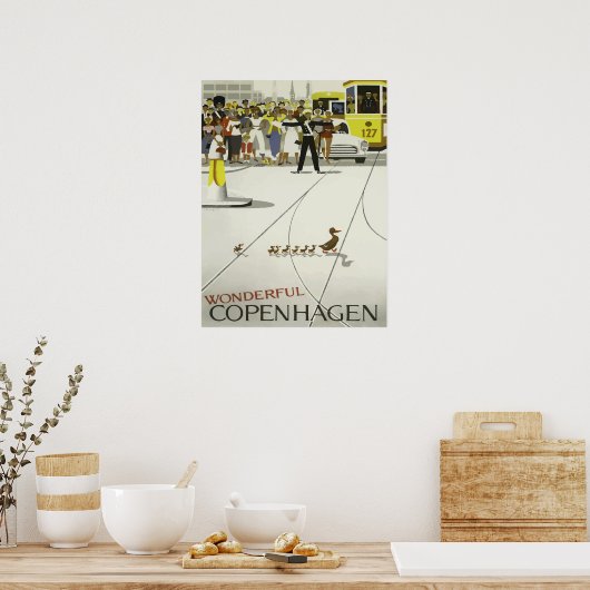  1959 Deens Reispromo Poster (Keuken)