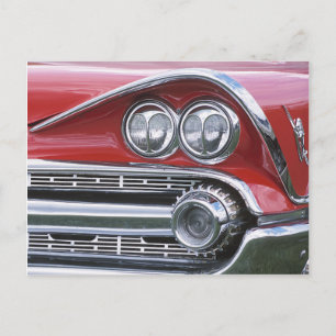 1959 Dodge Classic Car Grill Photography Briefkaart