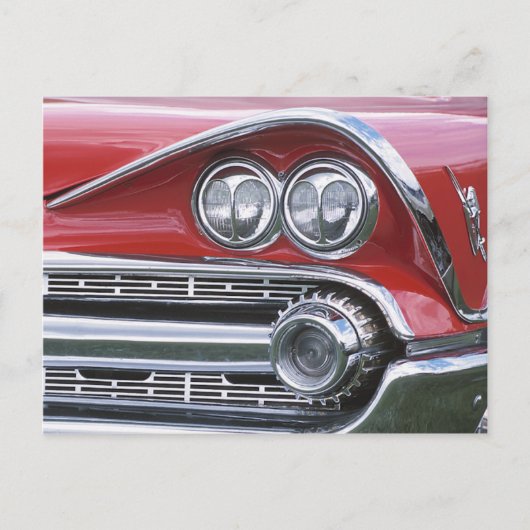 1959 Dodge Classic Car Grill Photography Briefkaart (Voorkant)