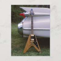 1959 Futuristische elektrische gitaar & auto