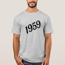 1959 Gelukkige 60e verjaardag T-shirt