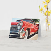 1959 het Continentale Convertibele Wenskaart van Kaart (Gele Bloem)